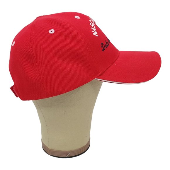 City Hunter Dale Earnhardt Jr 8 Nascar Racing Mesh Strapback Cap Trucker Red Hat - Picture 7 of 12